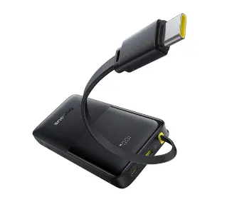 Baseus Bipow 2 Digital Display 10000mAh 20W Czarny - ⚡ BESTSELLERY ⚡