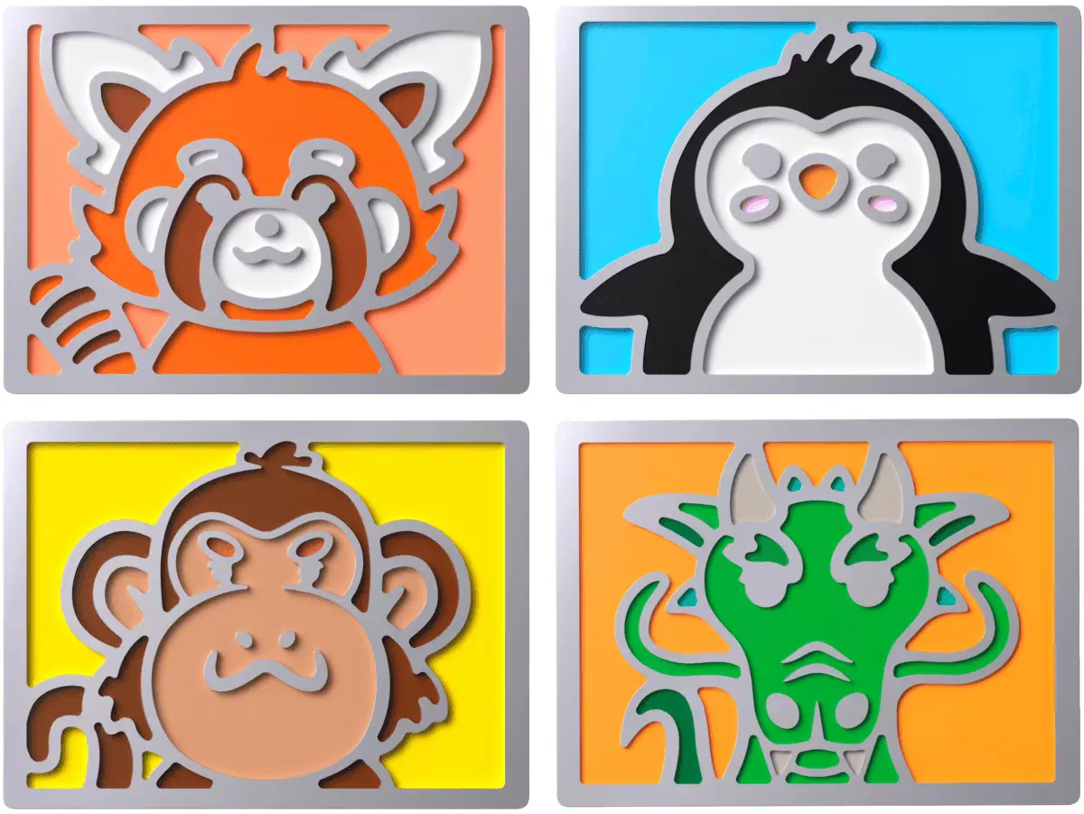 Plakietki magnetyczne HyperX Cute Magnetic Gaming Badges