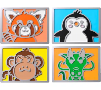 Plakietki magnetyczne HyperX Cute Magnetic Gaming Badges