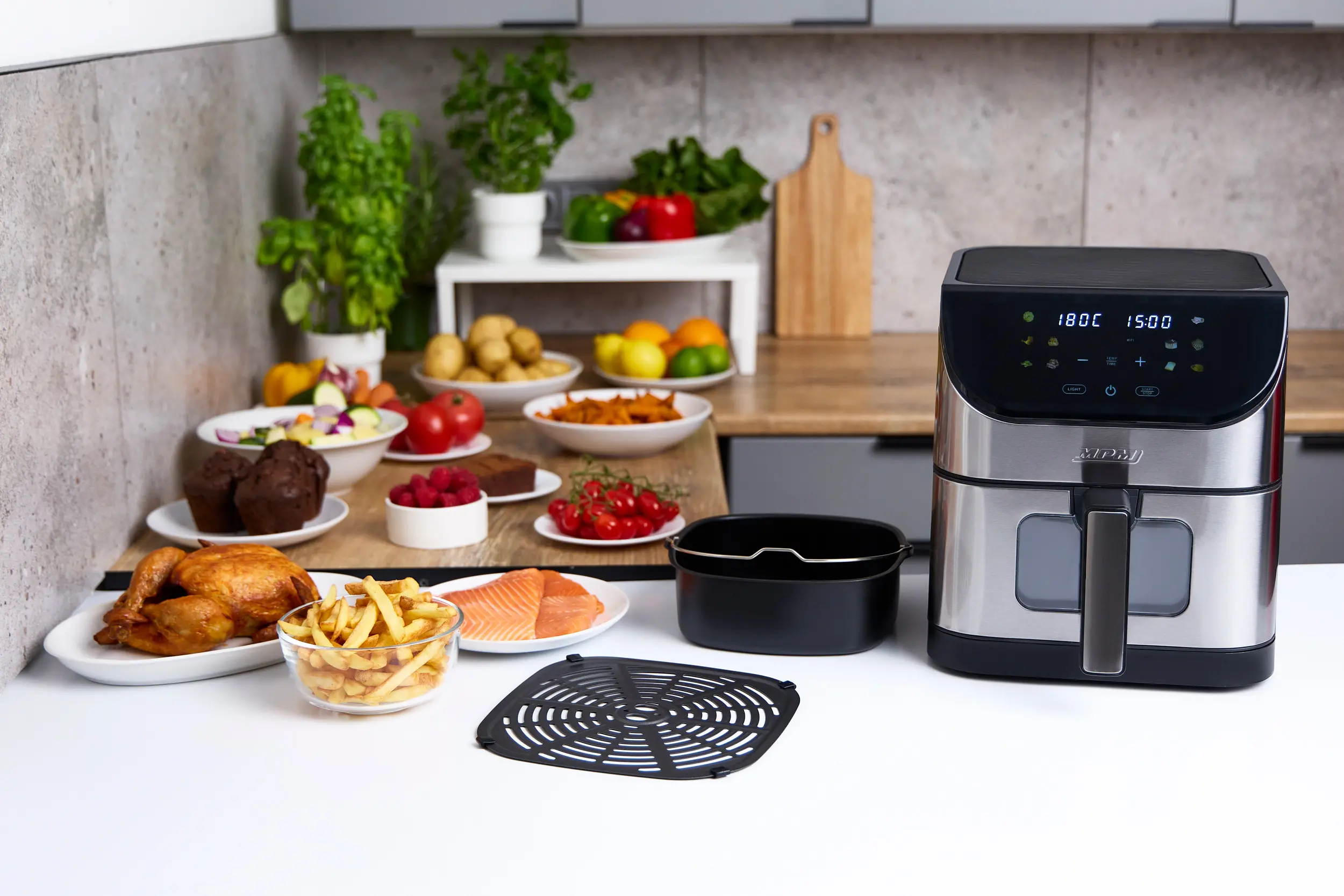 Air fryer MPM MFR10M 1500W 6l Aplikacja mobilna
