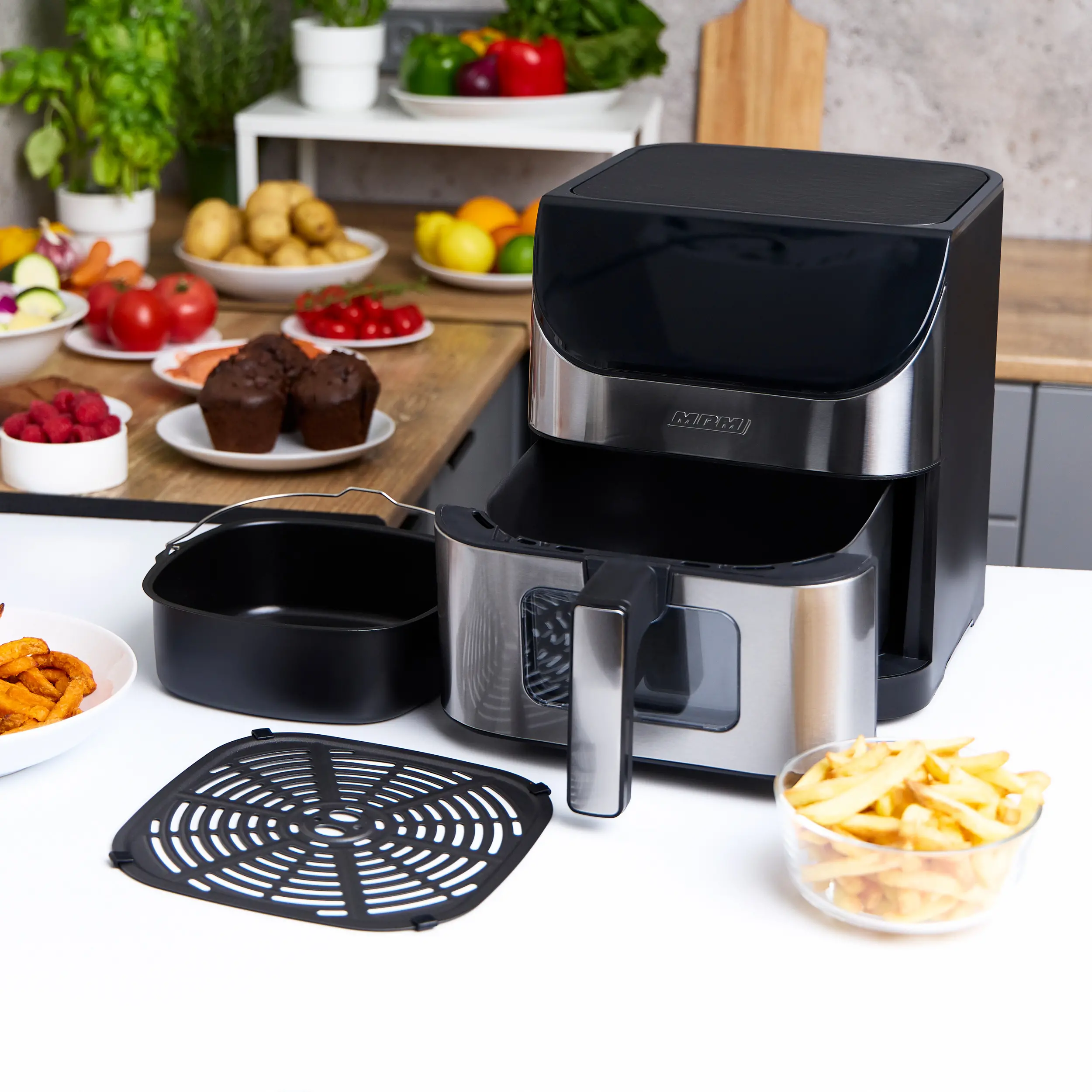 Air fryer MPM MFR10M 1500W 6l Aplikacja mobilna