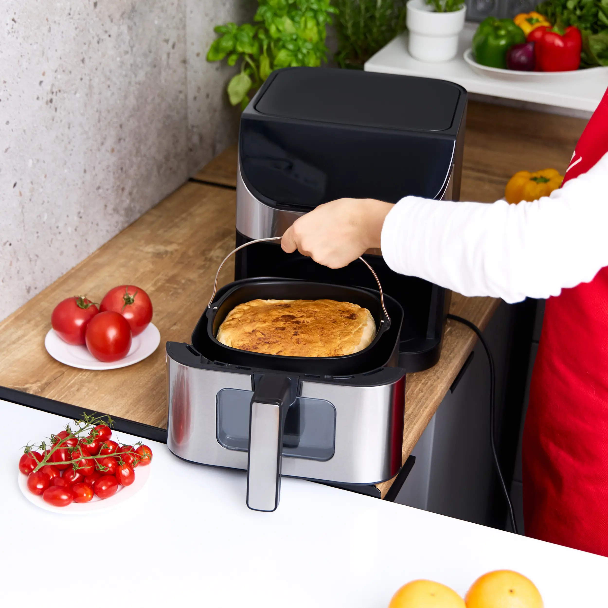Air fryer MPM MFR10M 1500W 6l Aplikacja mobilna