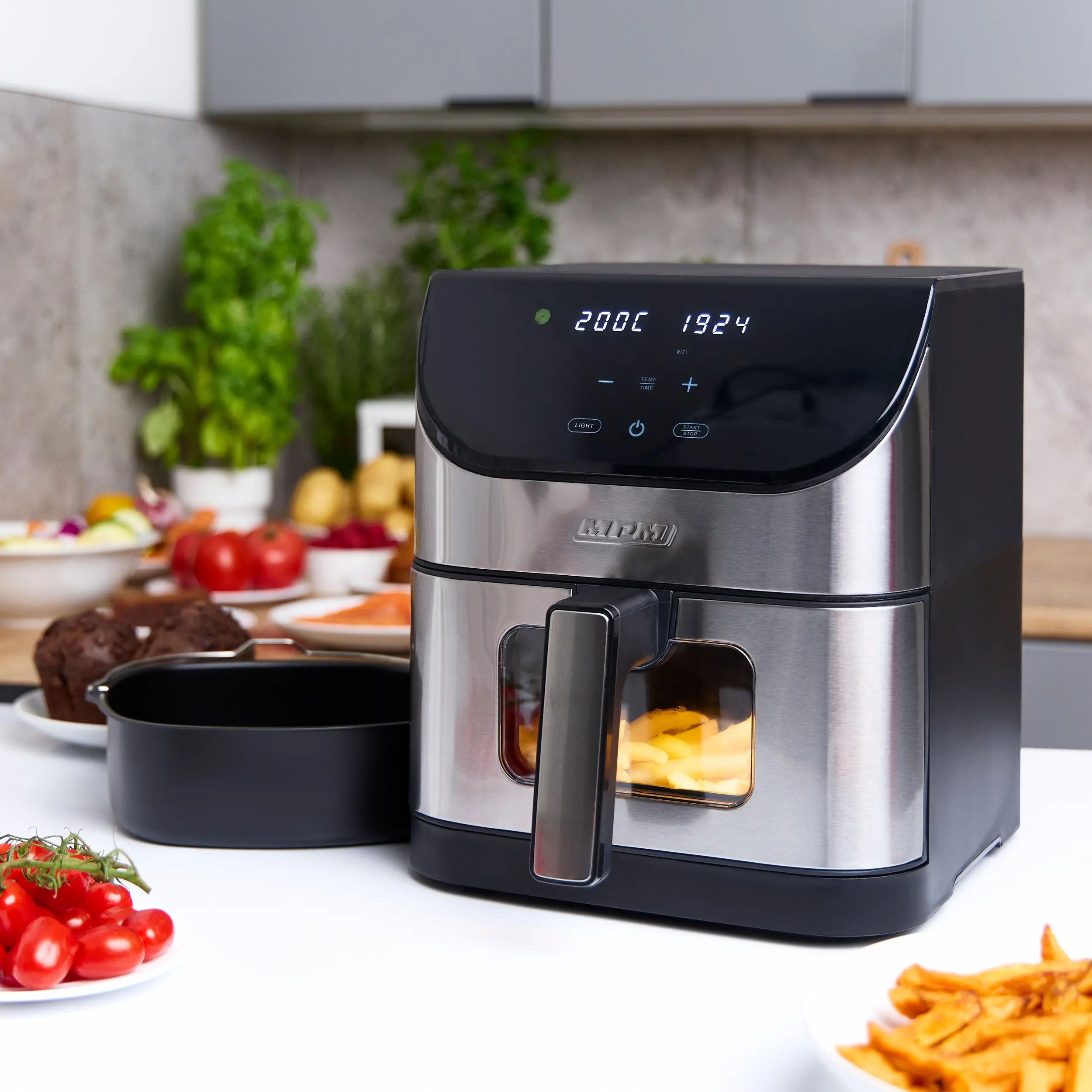 Air fryer MPM MFR10M 1500W 6l Aplikacja mobilna
