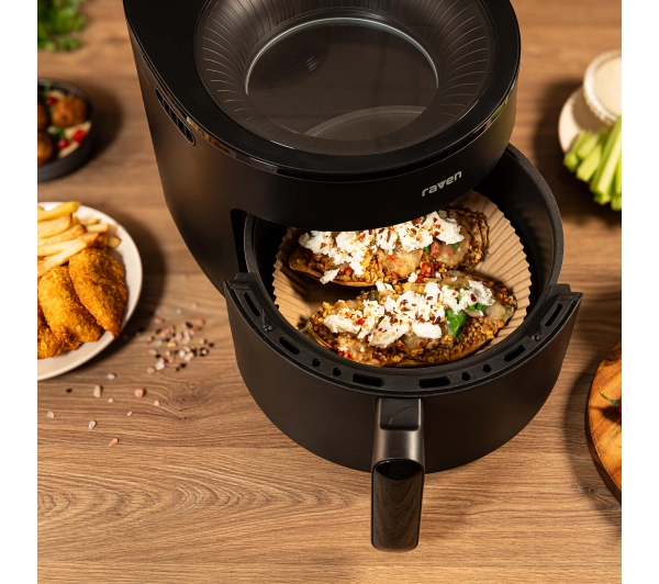 Raven EFN009 Frytkownica niskotłuszczowa 1500W 5l 12 programów automatycznych - Kup na Raty - RRSO 0%