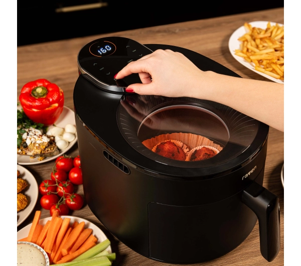 Raven EFN009 Frytkownica niskotłuszczowa 1500W 5l 12 programów automatycznych - Kup na Raty - RRSO 0%