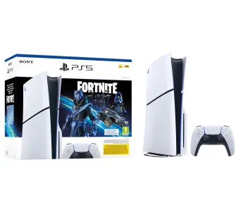 Konsola Sony PlayStation 5 Slim D Chassis (PS5) 1TB z napędem Zestaw startowy Fortnite Cobalt