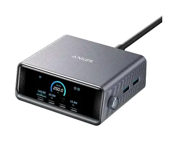 Ładowarka sieciowa Anker Prime 250W 2xUSB 4xUSB-C Czarny