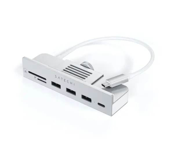 Satechi ST-UCICHS USB-C Clamp Hub iMac Srebrny