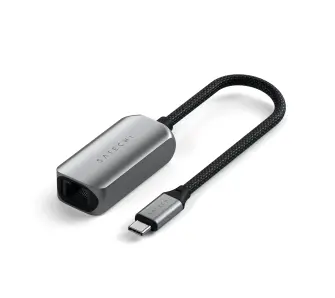 Karta sieciowa Satechi ST-AE25M USB-C 2.5 Gigabit Ethernet Adapter Szary