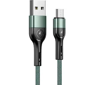 USAMS USB do microUSB 1m Zielony