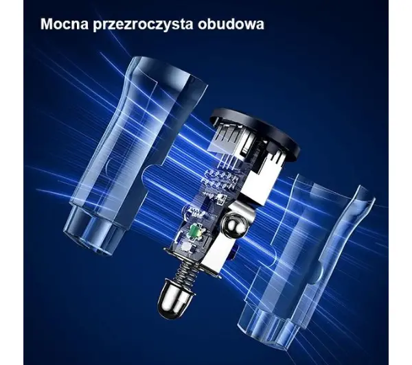 USAMS 3A 2xUSB-A Fast Charge Niebieski