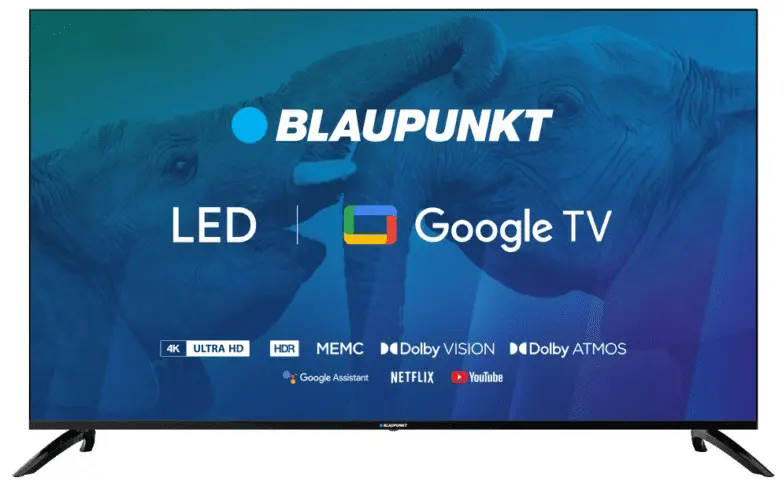 Telewizor Blaupunkt 55UBG6000S  55" LED 4K Google TV Dolby Vision Dolby Atmos DVB-T2