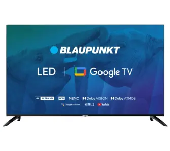 Telewizor Blaupunkt 55UBG6000S  55" LED 4K Google TV Dolby Vision Dolby Atmos DVB-T2