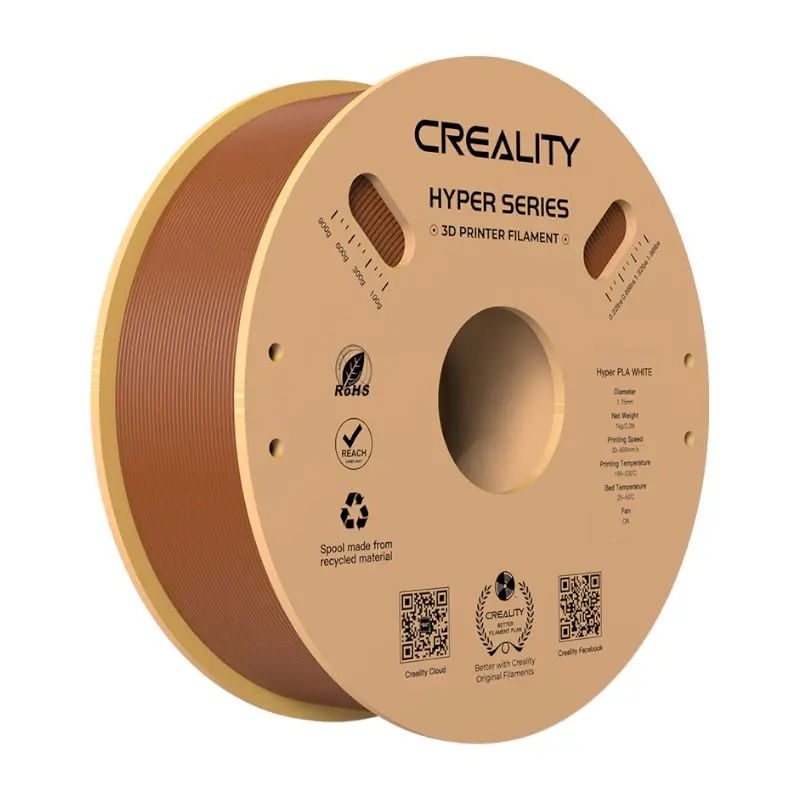 Filament Creality Hyper PLA 1,75mm Brązowy