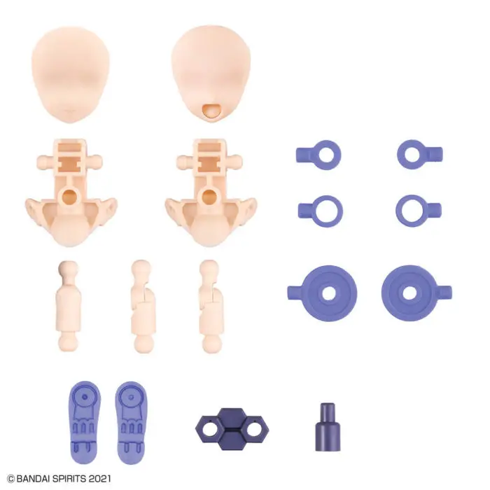 Model do składania Bandai 30MS OPTION PARTS SET 11 (FANG COSTUME) [COLOR A]