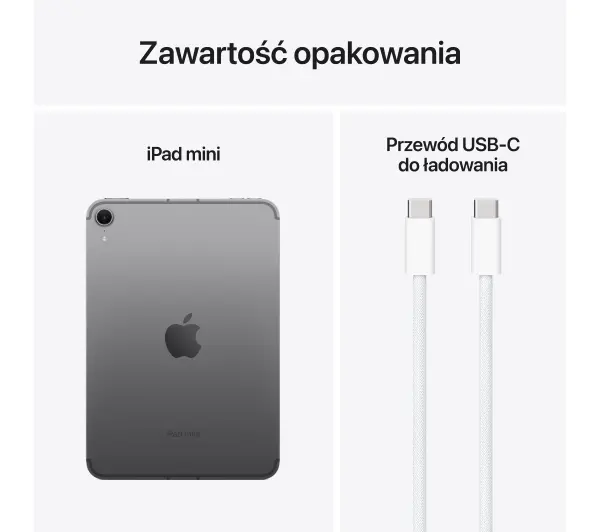Apple iPad mini 7 gen 8,3" 512GB Funkcje AI Wi-Fi + Cellular 5G Gwiezdna szarość - Kup na Raty - RRSO 0%