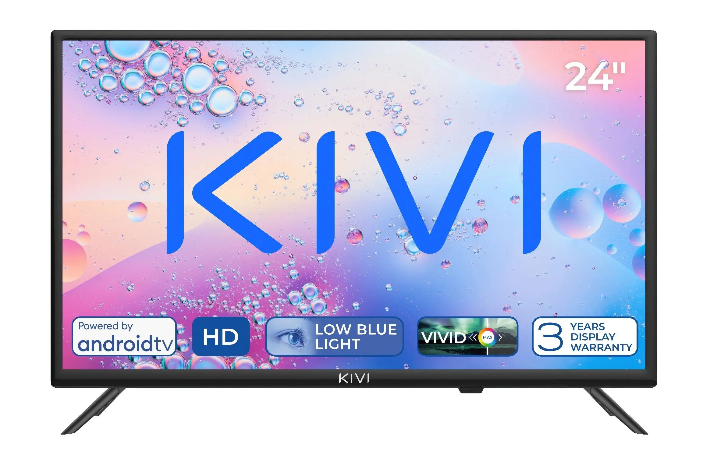 Telewizor KIVI 24H760QB 24" LED HD Ready Android TV DVB-T2