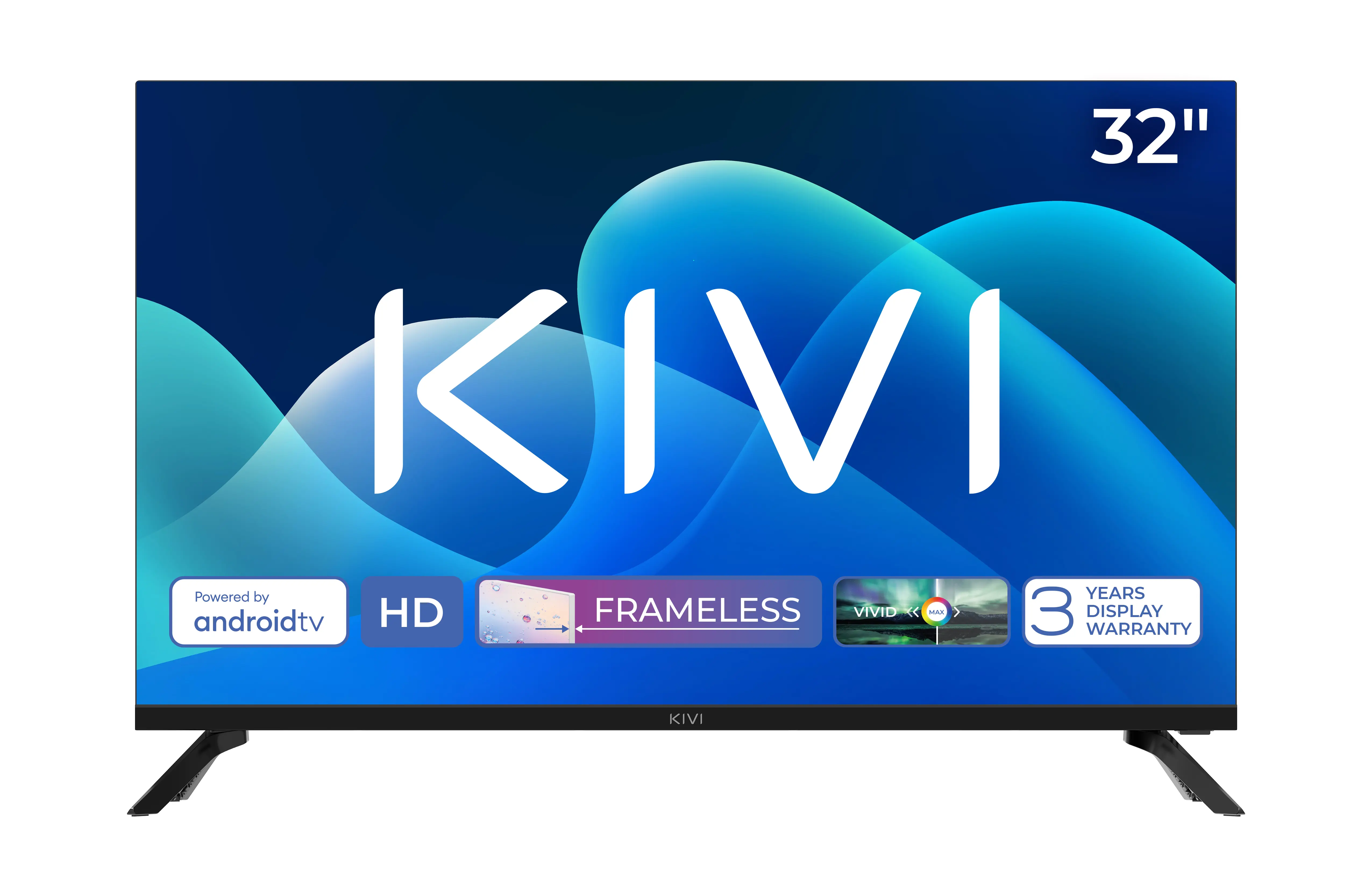 Telewizor KIVI 32H730QB 32" LED HD Ready Android TV DVB-T2