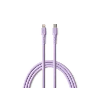 Kabel Colorum USB-C do Lightning 2,4A 1,8m Fioletowy