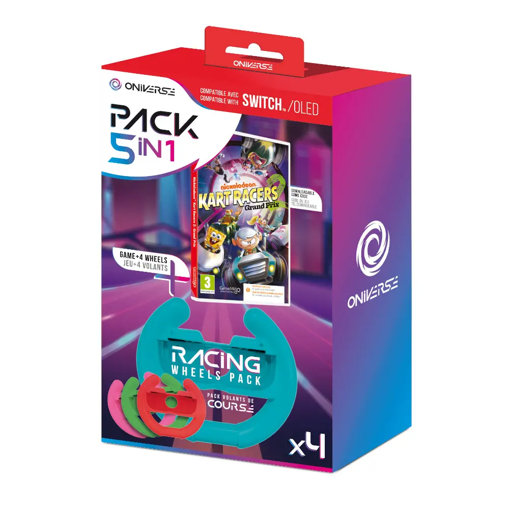 Kierownica Oniverse Racing Wheel Pack + gra Kart Racer Grand Prix