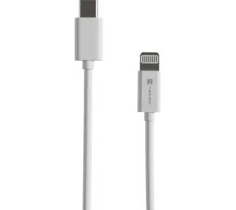 Kabel Natec USB-C do Lightning 1m Biały