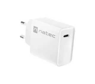Natec Ribera 1x USB-C 20W Biały