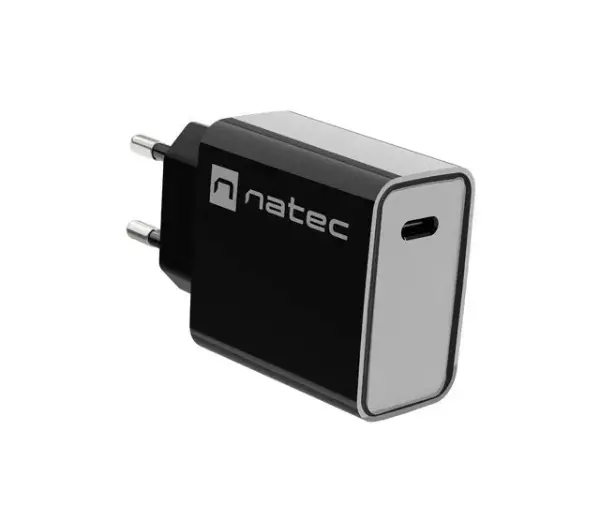 Natec Ribera 1x USB-C 20W Czarny