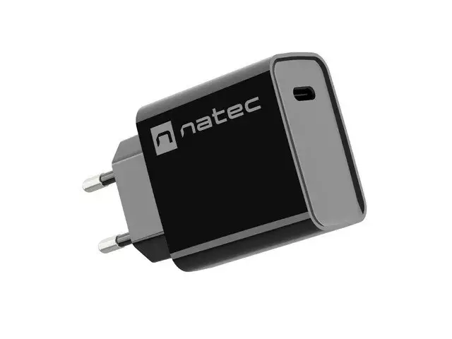 Ładowarka sieciowa Natec Ribera 1x USB-C 20W Czarny