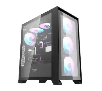 Obudowa Darkflash DRX70 Glass RGB Czarny