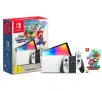 Konsola Nintendo Switch OLED Biały + Super Mario Bros. Wonder + Mario & Luigi Brothership + Nintendo Online 365dni