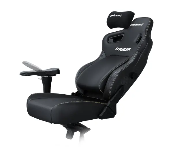 Anda Seat Kaiser 4 L Gamingowy do 120kg Skóra Eco Czarny - Kup na Raty - RRSO 0%