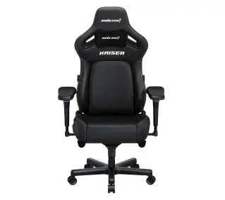 Anda Seat Kaiser 4 L Gamingowy do 120kg Skóra Eco Czarny - Kup na Raty - RRSO 0%