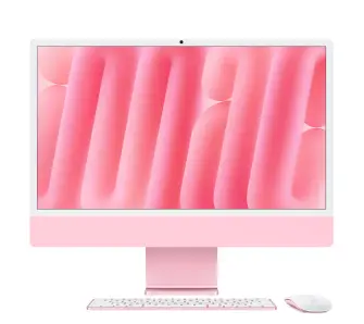 Komputer Apple iMac Retina 4.5K M4 10-rdzeni 23,5" 24GB RAM 512GB Dysk SSD Różówy