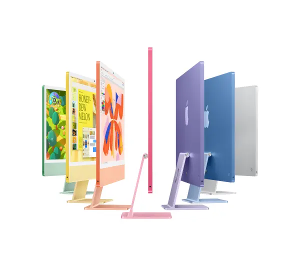 Apple iMac Retina 4.5K M4 10-rdzeni 23,5" 16GB RAM 512GB Dysk SSD macOS Różowy - Kup na Raty - RRSO 0%