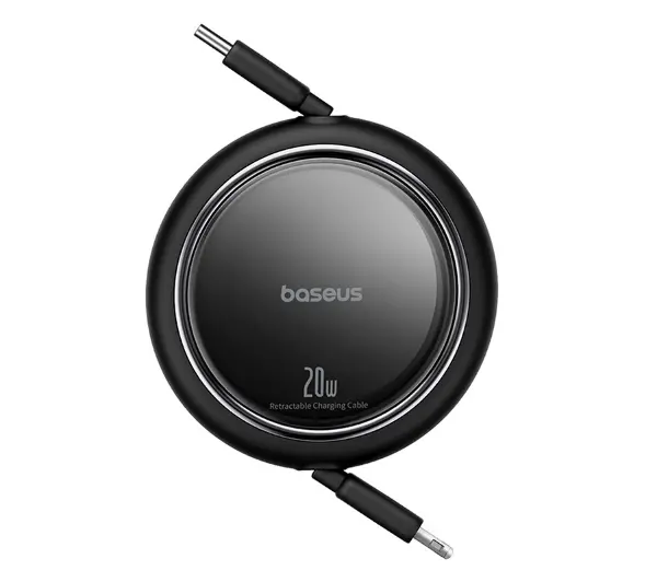Baseus Free2Pull USB-C 20W 1m Czarny - ⚡ EURO HIT CENOWY! ⚡