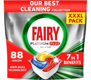 Fairy Platinum Plus All In One Lemon 88szt.