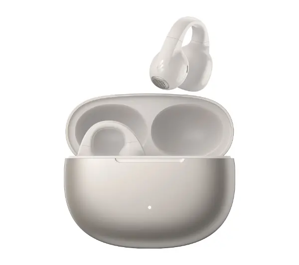 Edifier Comfo C Otwarte Konstrukcja klipsa Bluetooth 5.4 Funkcje AI Perłowy