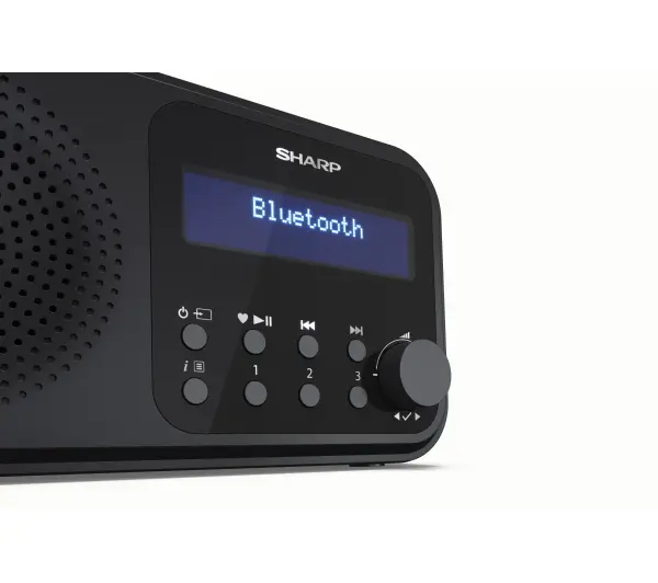 Sharp Tokyo DR-P421 BK Radio FM, DAB+ Czarny