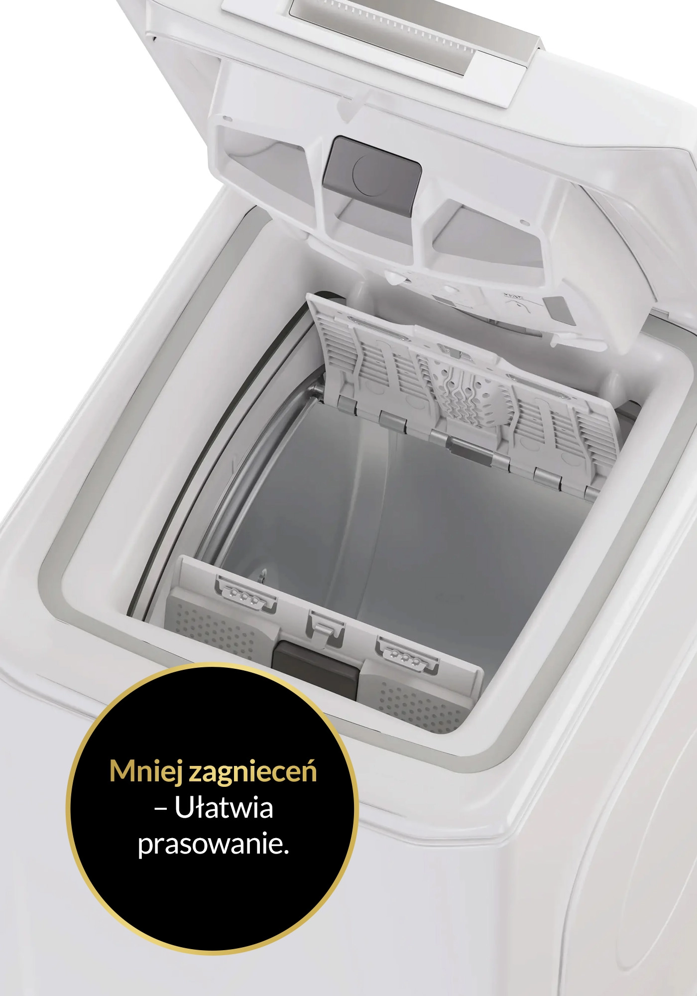 Wnętrze bębna pralki Haier THASN476TM4-S