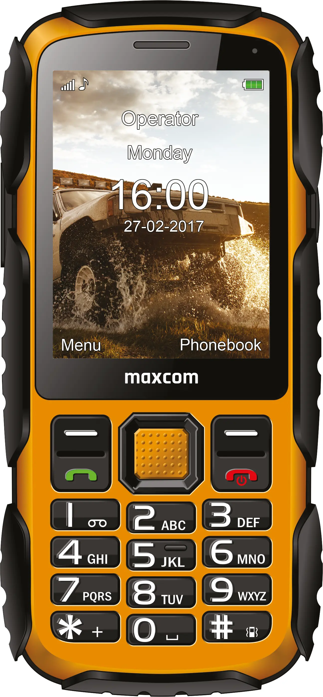 Telefon Maxcom MM920 L Strong Żółty