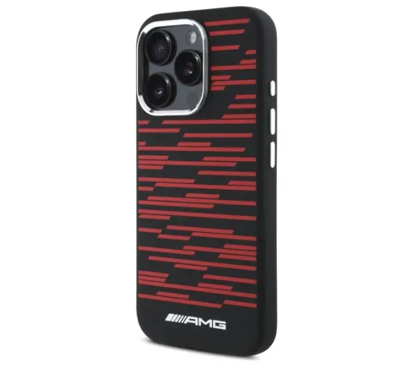 Mercedes-Benz Silicone Graphics MagSafe do iPhone 16 Pro Max Czarny