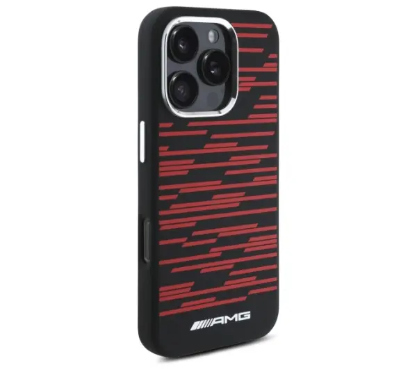 Mercedes-Benz Silicone Graphics MagSafe do iPhone 16 Pro Max Czarny
