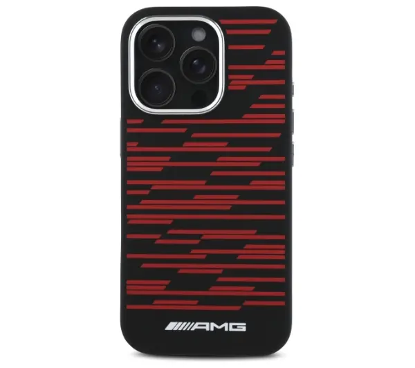 Mercedes-Benz Silicone Graphics MagSafe do iPhone 16 Pro Max Czarny