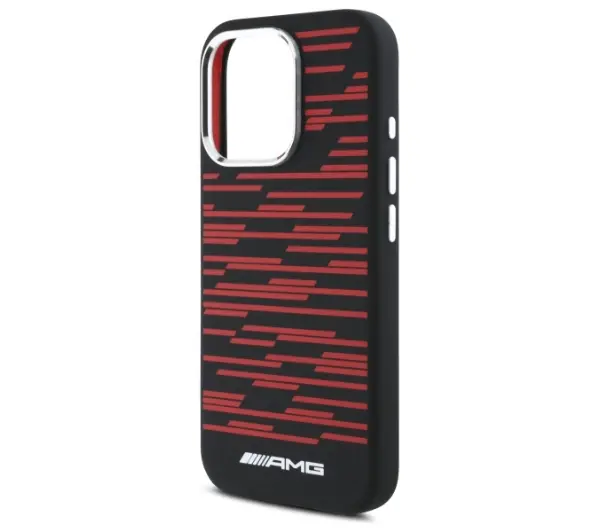 Mercedes-Benz Silicone Graphics MagSafe do iPhone 16 Pro Max Czarny
