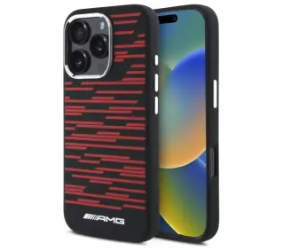 Mercedes-Benz Silicone Graphics MagSafe do iPhone 16 Pro Max Czarny