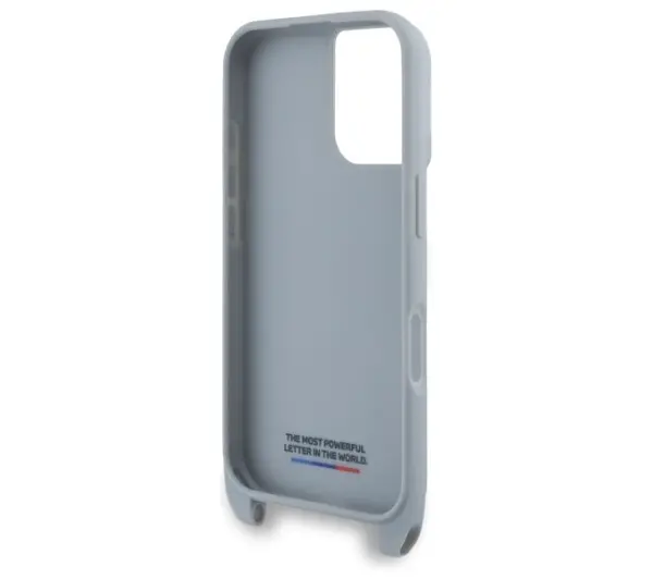 BMW M Edition Carbon Stripe & Strap do iPhone 16 Szary