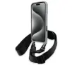 Etui BMW M Edition Carbon Stripe & Strap do iPhone 16 Szary