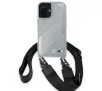 Etui BMW M Edition Carbon Stripe & Strap do iPhone 16 Szary