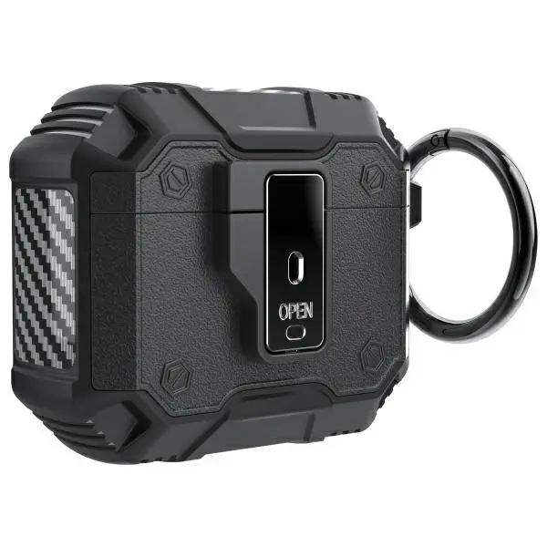 Etui na słuchawki Beline Click Cover AirPods 4 Czarny