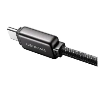 Kabel USAMS USB-C do USB-C 100W 1,2m Czarny